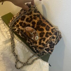 Mulberry Small Lily Bag Limited Edition calf hair Cheetah Print